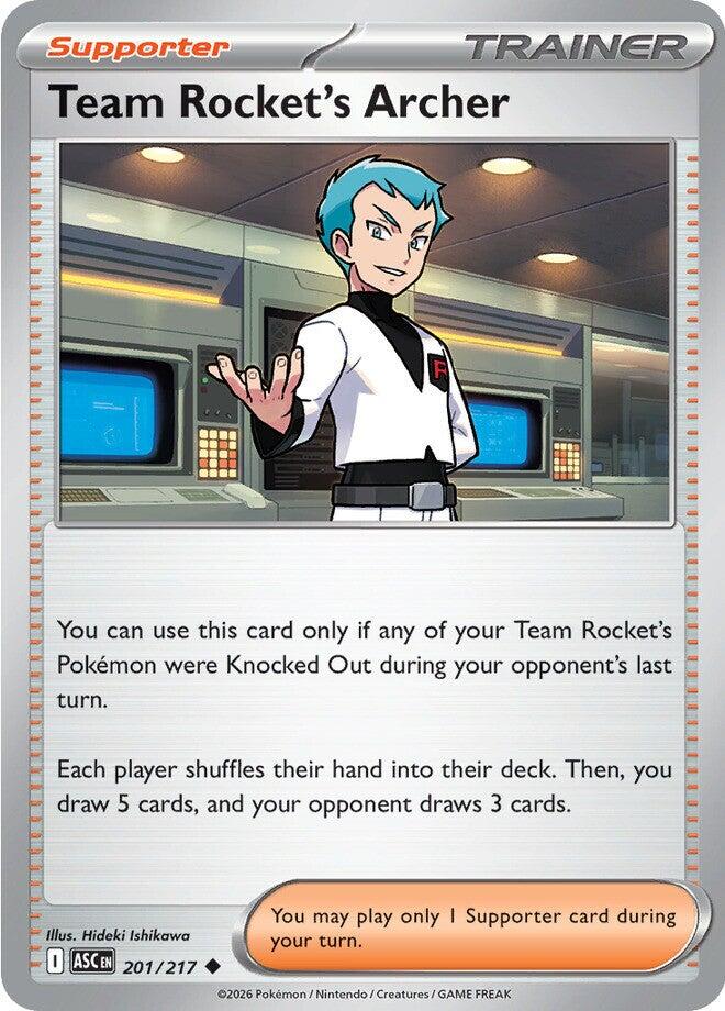 Team Rocket's Archer (201/217) [Mega Evolution: Ascended Heroes] | Exor Games Dartmouth