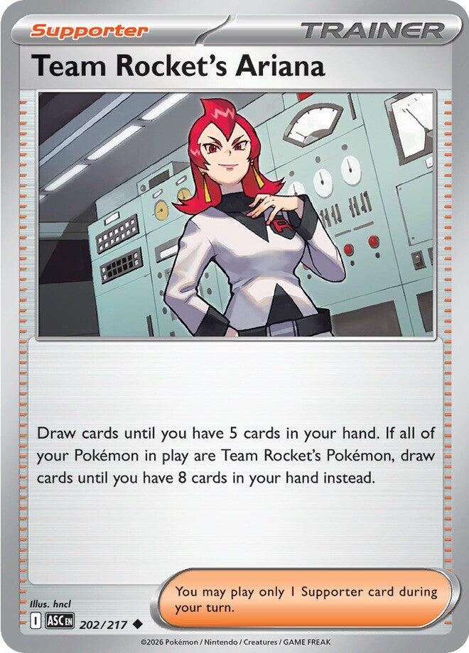 Team Rocket's Ariana (202/217) [Mega Evolution: Ascended Heroes] | Exor Games Dartmouth