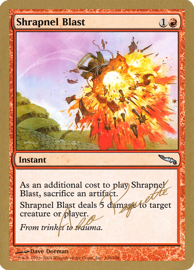 Shrapnel Blast (Aeo Paquette) [World Championship Decks 2004] | Exor Games Dartmouth