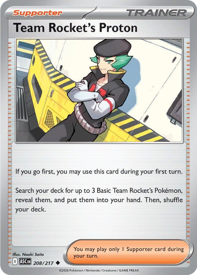 Team Rocket's Proton (208/217) [Mega Evolution: Ascended Heroes] | Exor Games Dartmouth