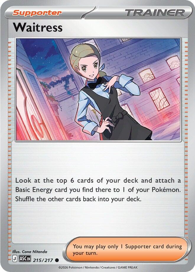 Waitress (215/217) [Mega Evolution: Ascended Heroes] | Exor Games Dartmouth