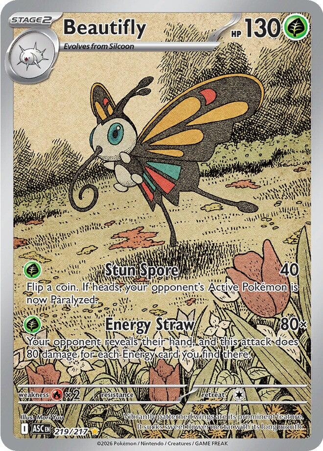 Beautifly (219/217) [Mega Evolution: Ascended Heroes] | Exor Games Dartmouth