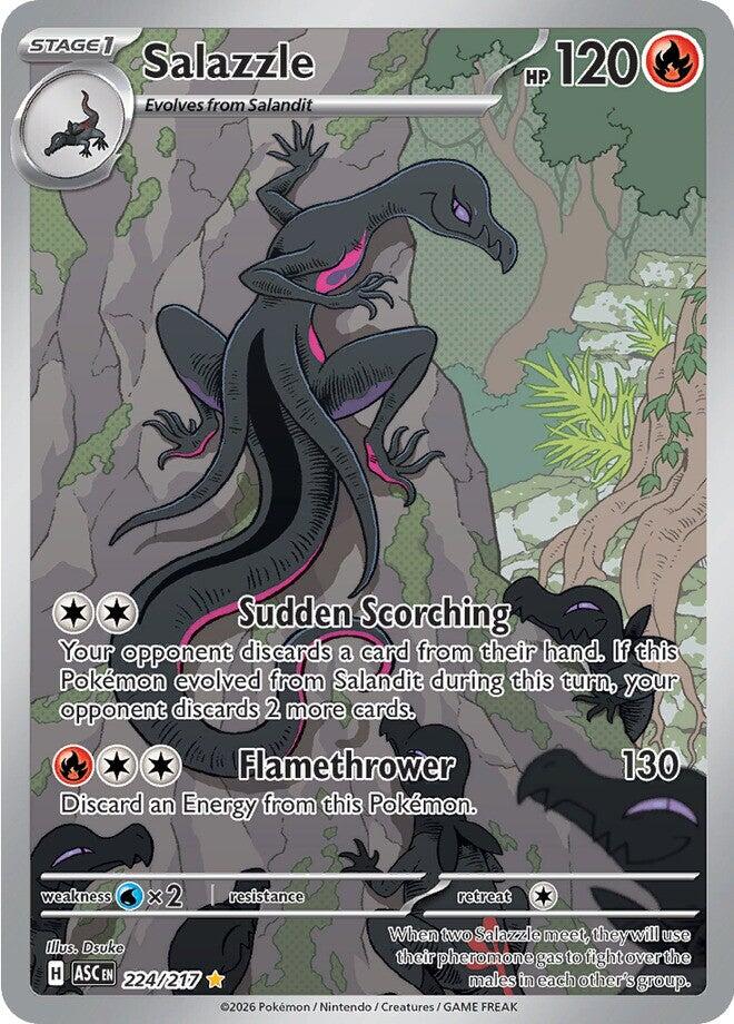 Salazzle (224/217) [Mega Evolution: Ascended Heroes] | Exor Games Dartmouth