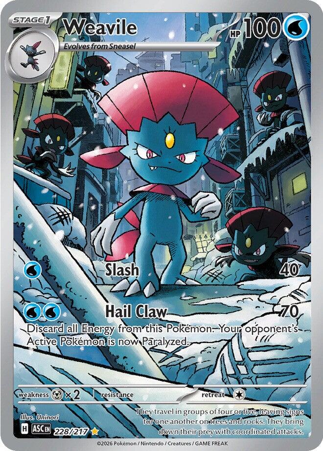 Weavile (228/217) [Mega Evolution: Ascended Heroes] | Exor Games Dartmouth