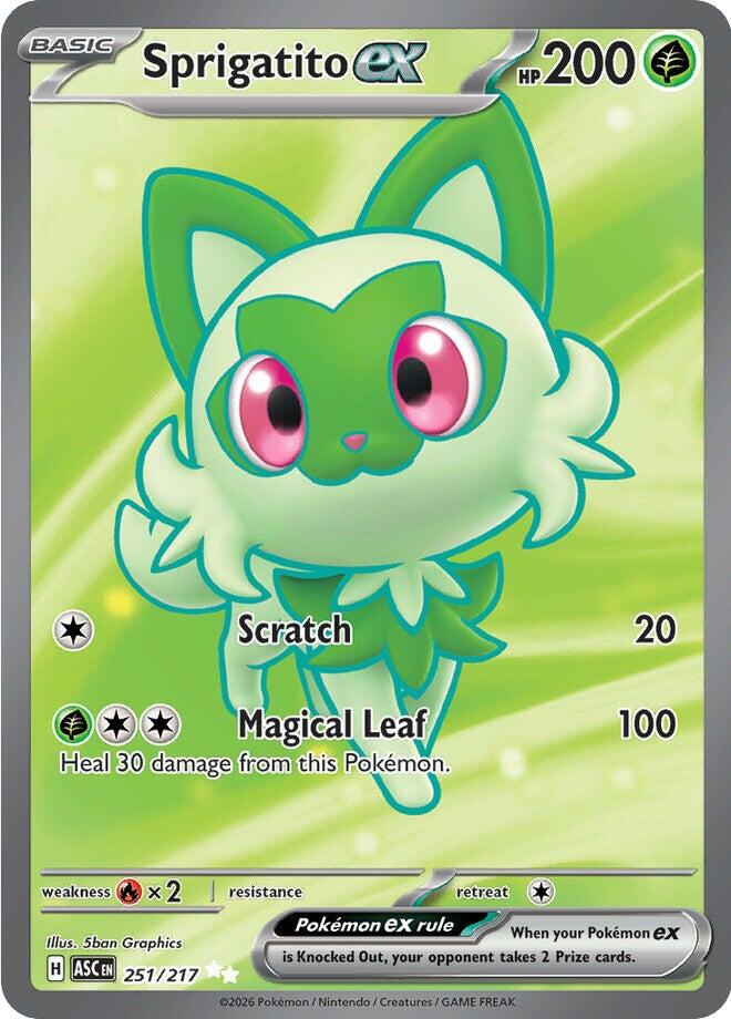 Sprigatito ex (251/217) [Mega Evolution: Ascended Heroes] | Exor Games Dartmouth