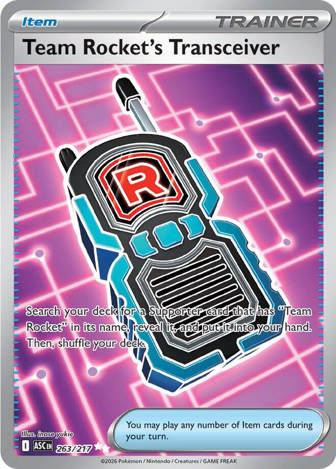 Team Rocket's Transceiver (263/217) [Mega Evolution: Ascended Heroes] | Exor Games Dartmouth