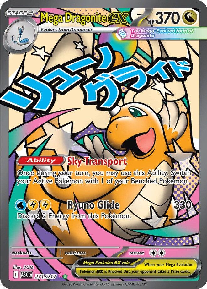 Mega Dragonite ex (271/217) [Mega Evolution: Ascended Heroes] | Exor Games Dartmouth
