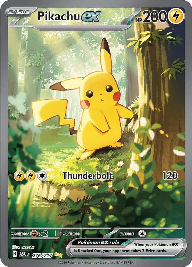 Pikachu ex (276/217) [Mega Evolution: Ascended Heroes] | Exor Games Dartmouth