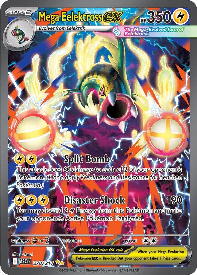 Mega Eelektross ex (278/217) [Mega Evolution: Ascended Heroes] | Exor Games Dartmouth