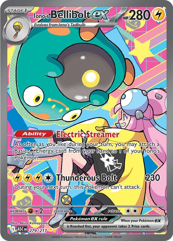 Iono's Bellibolt ex (279/217) [Mega Evolution: Ascended Heroes] | Exor Games Dartmouth
