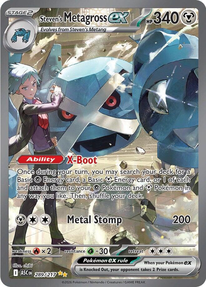 Steven's Metagross ex (289/217) [Mega Evolution: Ascended Heroes] | Exor Games Dartmouth