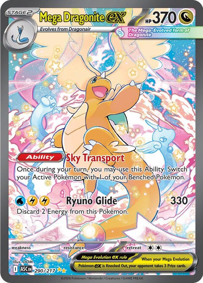 Mega Dragonite ex (290/217) [Mega Evolution: Ascended Heroes] | Exor Games Dartmouth
