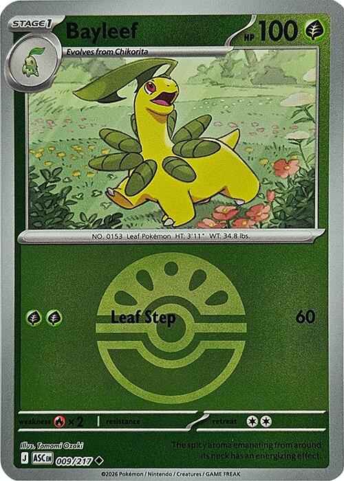 Bayleef (009/217) (Friend Ball) [Mega Evolution: Ascended Heroes] | Exor Games Dartmouth