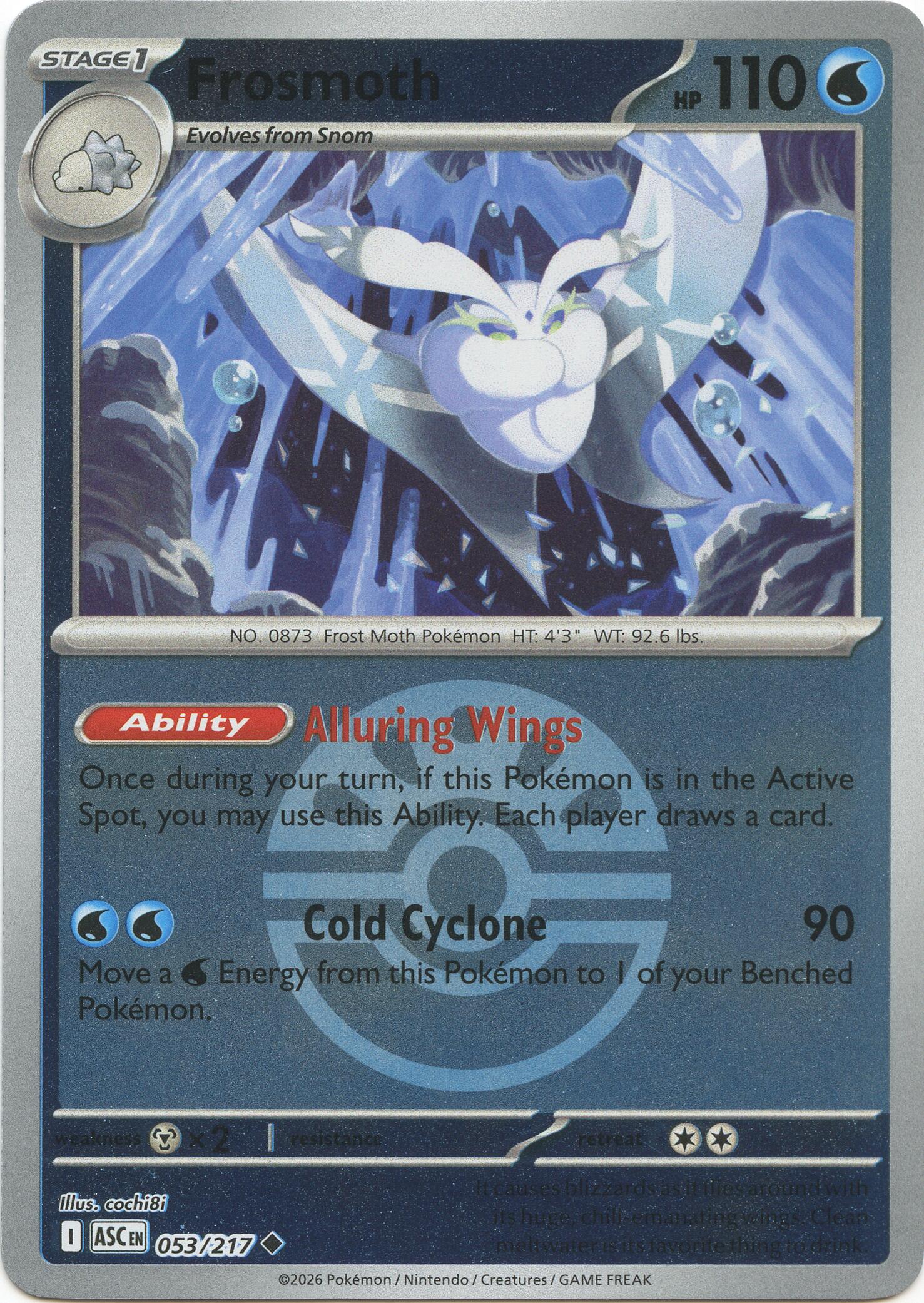 Frosmoth (053/217) (Friend Ball) [Mega Evolution: Ascended Heroes] | Exor Games Dartmouth