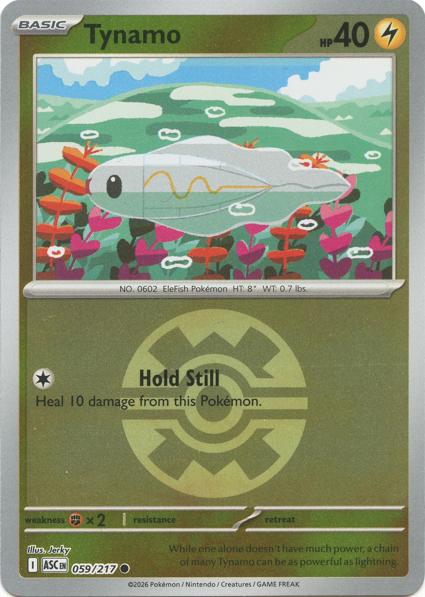 Tynamo (059/217) (Quick Ball) [Mega Evolution: Ascended Heroes] | Exor Games Dartmouth