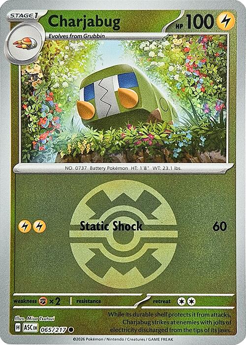 Charjabug (065/217) (Quick Ball) [Mega Evolution: Ascended Heroes] | Exor Games Dartmouth