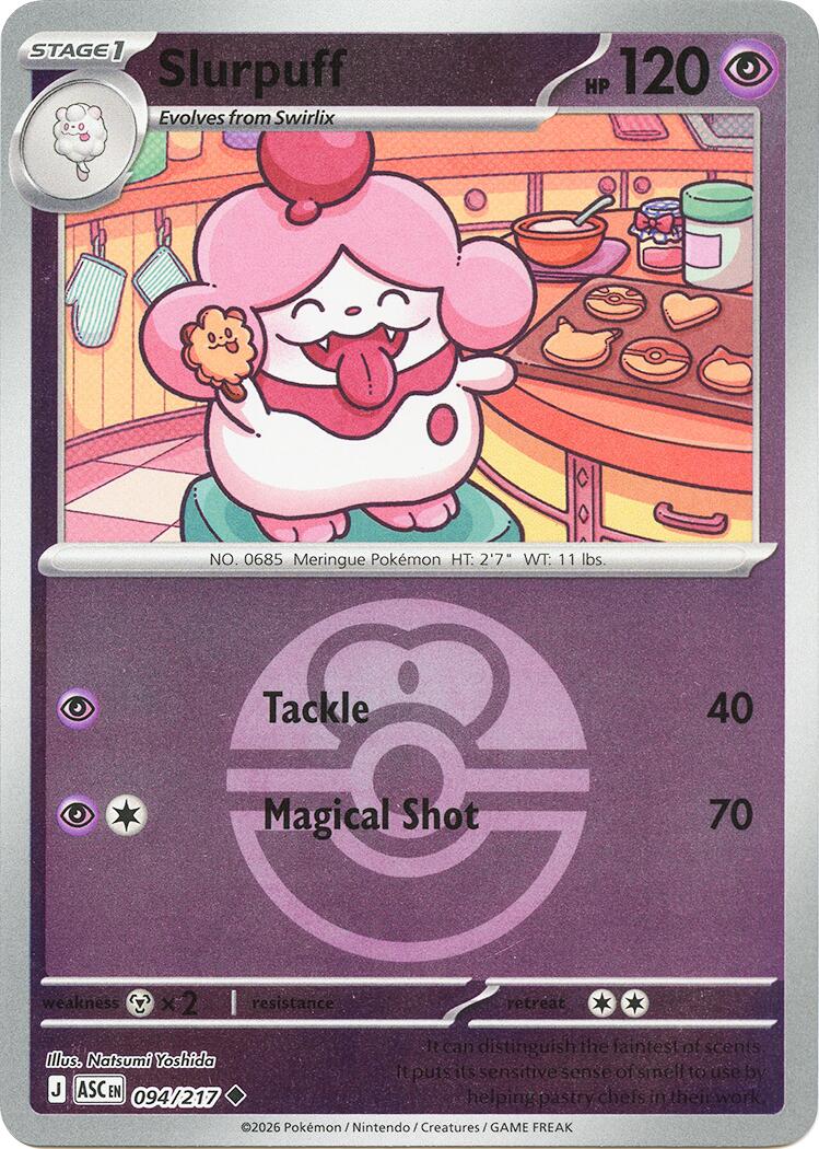 Slurpuff (094/217) (Love Ball) [Mega Evolution: Ascended Heroes] | Exor Games Dartmouth