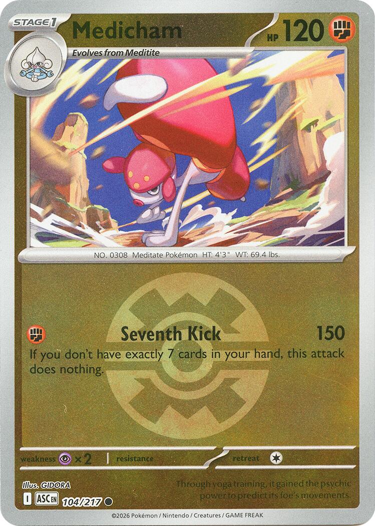 Medicham (104/217) (Quick Ball) [Mega Evolution: Ascended Heroes] | Exor Games Dartmouth
