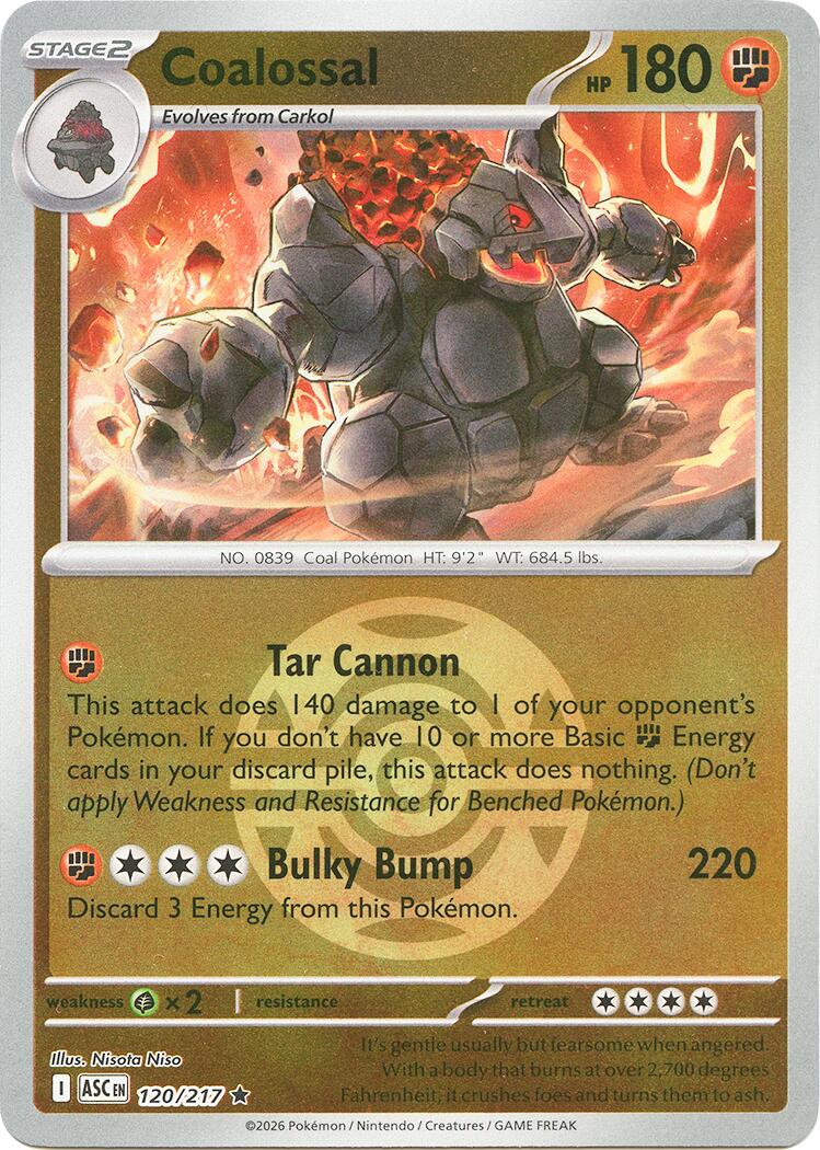 Coalossal (120/217) (Dusk Ball) [Mega Evolution: Ascended Heroes] | Exor Games Dartmouth