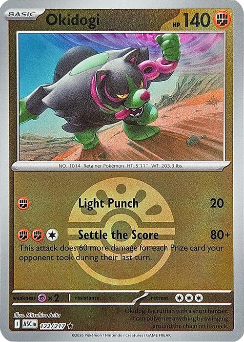 Okidogi (122/217) (Friend Ball) [Mega Evolution: Ascended Heroes] | Exor Games Dartmouth