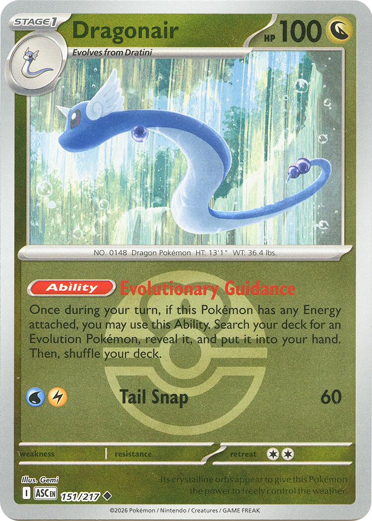 Dragonair (151/217) (Love Ball) [Mega Evolution: Ascended Heroes] | Exor Games Dartmouth