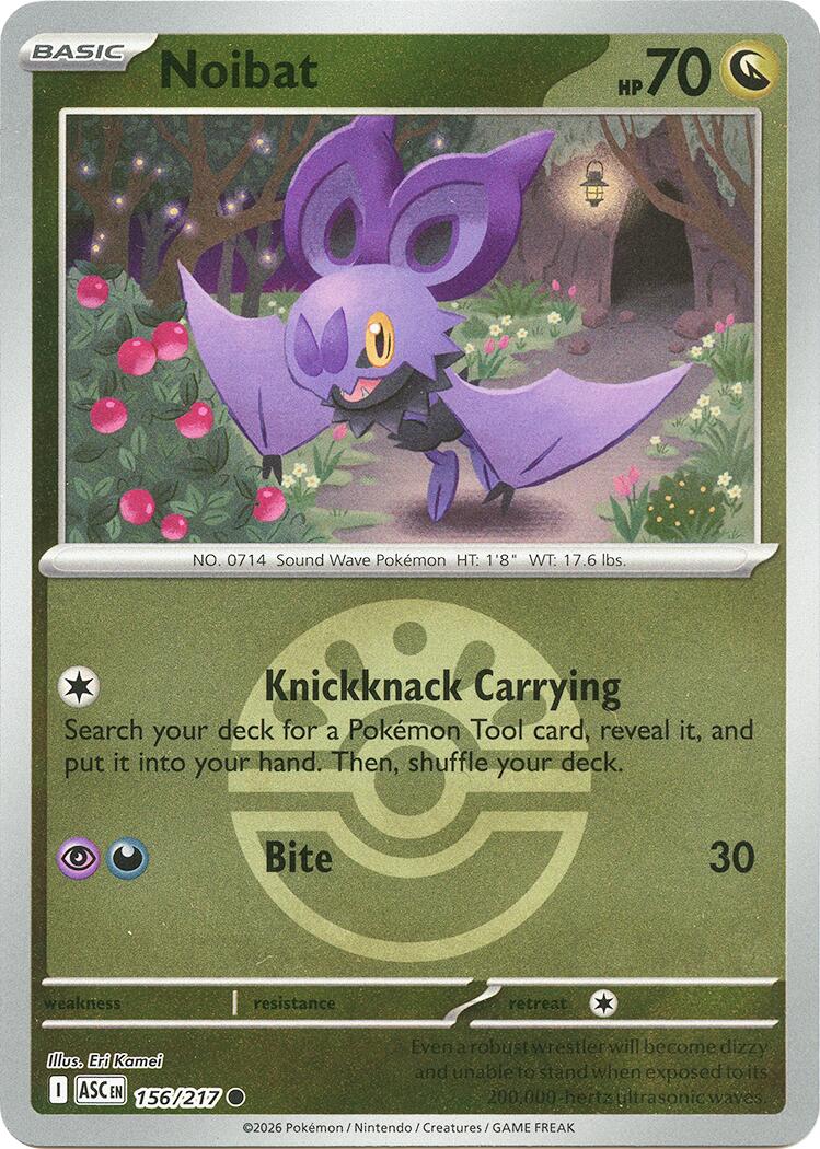 Noibat (156/217) (Friend Ball) [Mega Evolution: Ascended Heroes] | Exor Games Dartmouth