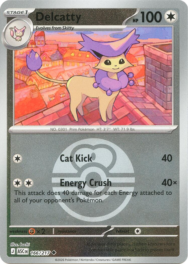 Delcatty (166/217) (Love Ball) [Mega Evolution: Ascended Heroes] | Exor Games Dartmouth