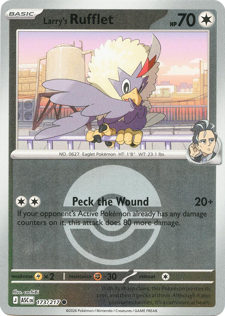 Larry's Rufflet (173/217) (Poke Ball) [Mega Evolution: Ascended Heroes] | Exor Games Dartmouth