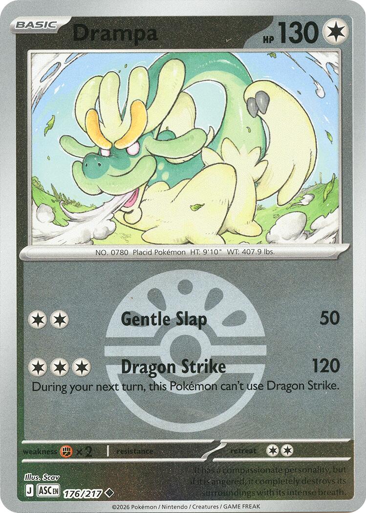 Drampa (176/217) (Friend Ball) [Mega Evolution: Ascended Heroes] | Exor Games Dartmouth