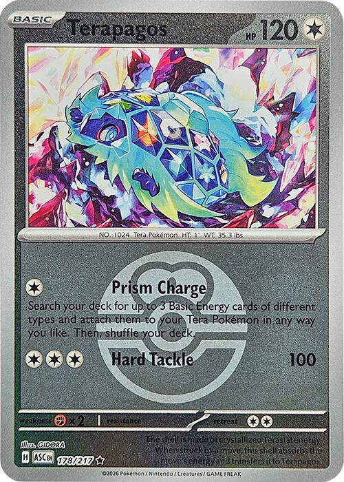 Terapagos (178/217) (Love Ball) [Mega Evolution: Ascended Heroes] | Exor Games Dartmouth