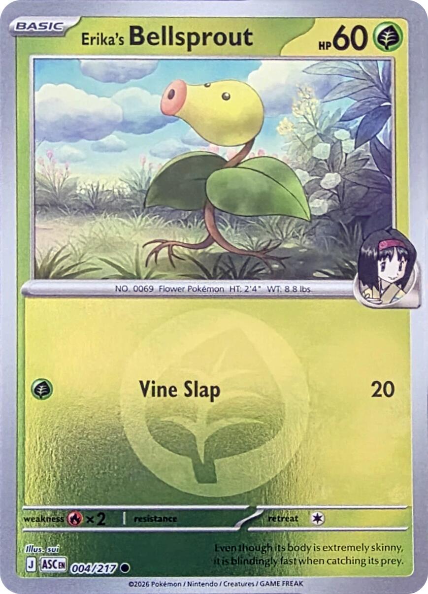 Erika's Bellsprout (004/217) (Energy Symbol Pattern) [Mega Evolution: Ascended Heroes] | Exor Games Dartmouth