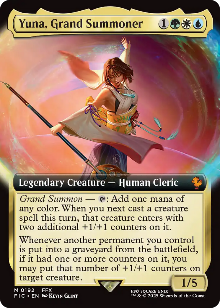 Yuna, Grand Summoner (Extended Art) [FINAL FANTASY Commander] | Exor Games Dartmouth