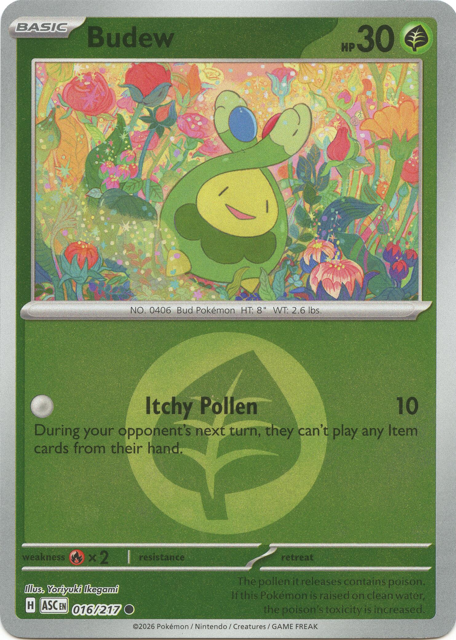 Budew (016/217) (Energy Symbol Pattern) [Mega Evolution: Ascended Heroes] | Exor Games Dartmouth