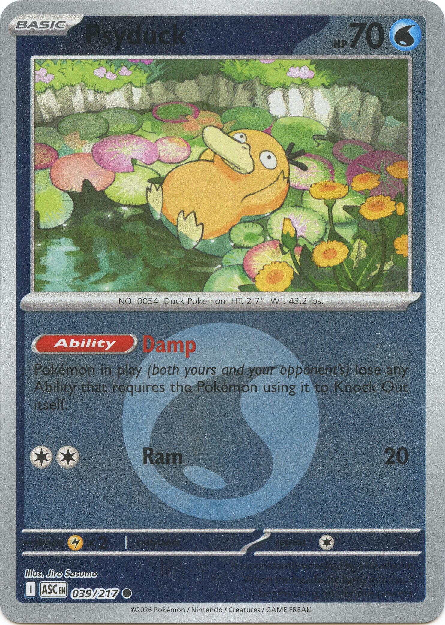 Psyduck (039/217) (Energy Symbol Pattern) [Mega Evolution: Ascended Heroes] | Exor Games Dartmouth