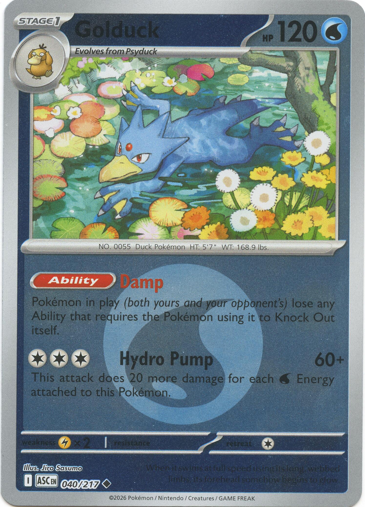 Golduck (040/217) (Energy Symbol Pattern) [Mega Evolution: Ascended Heroes] | Exor Games Dartmouth