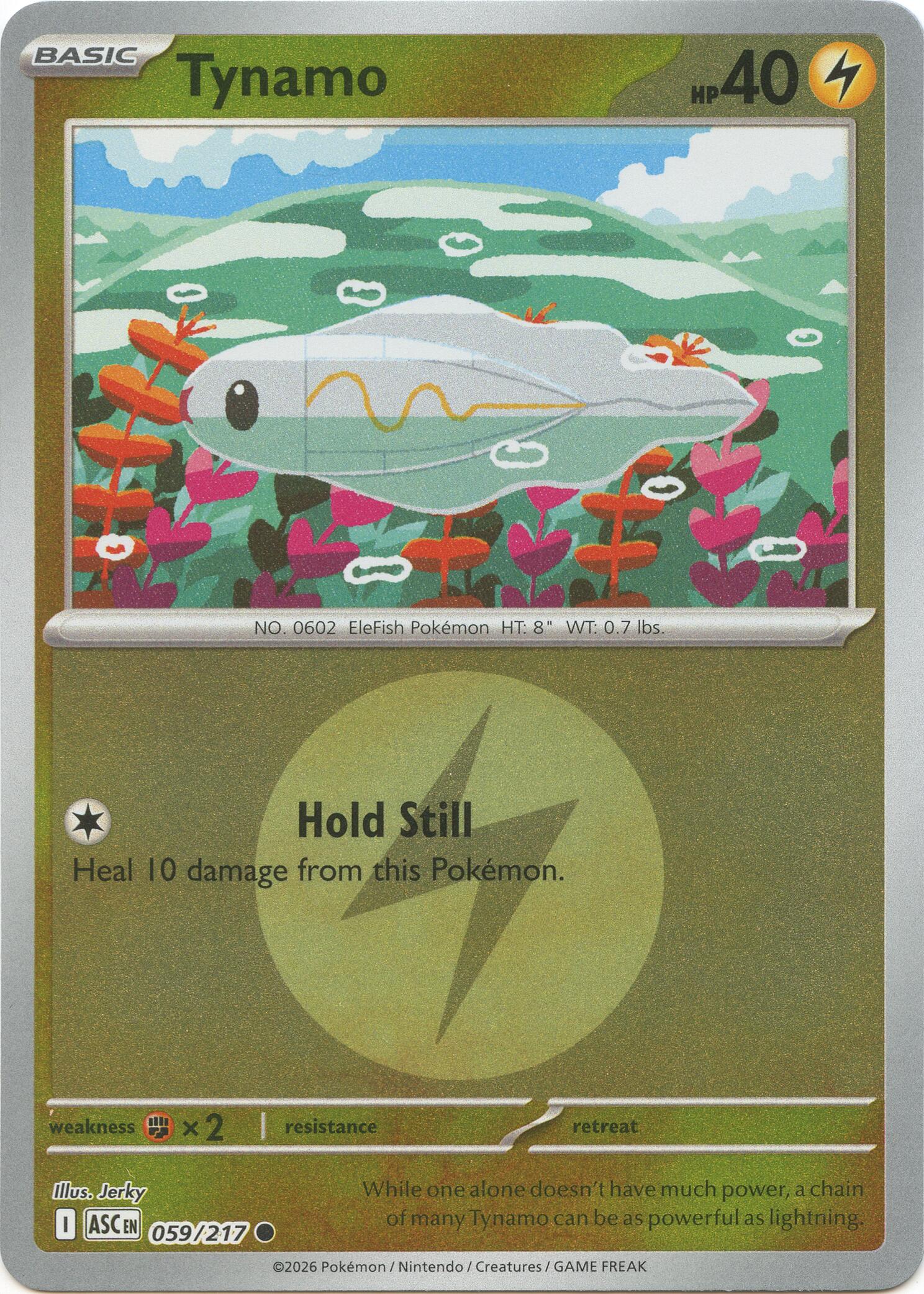 Tynamo (059/217) (Energy Symbol Pattern) [Mega Evolution: Ascended Heroes] | Exor Games Dartmouth