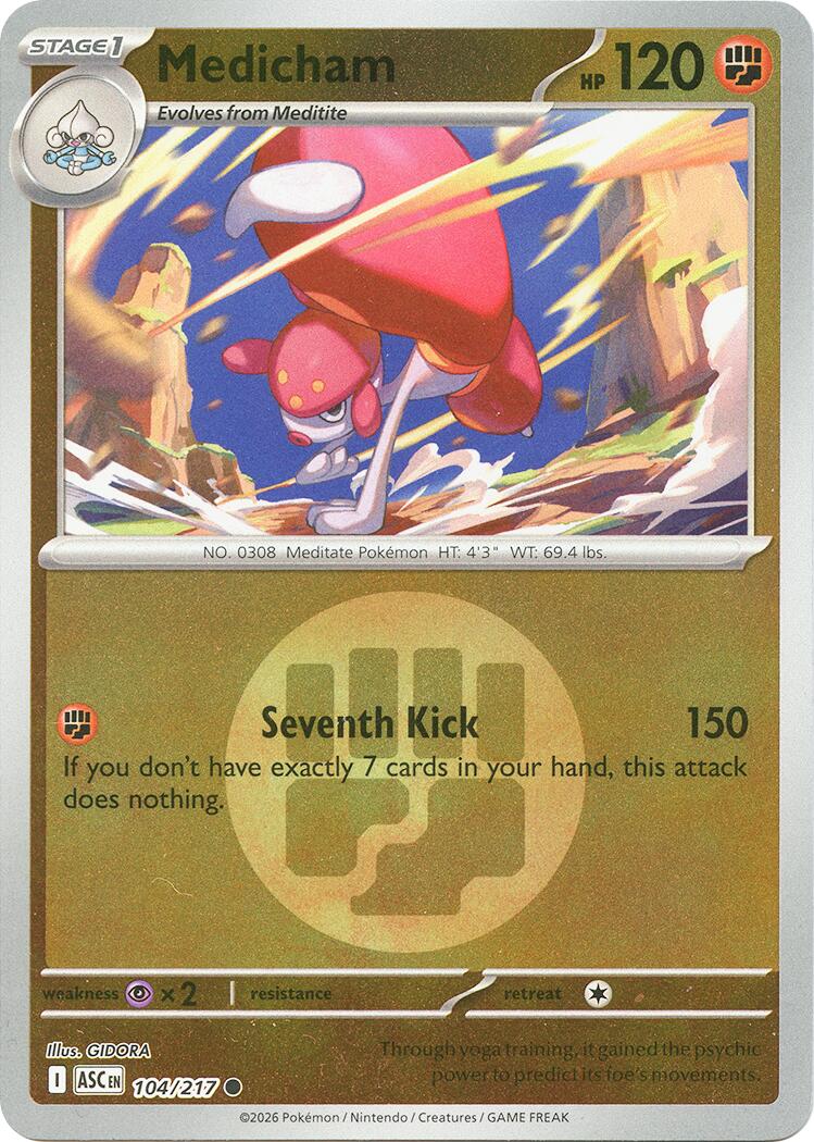 Medicham (104/217) (Energy Symbol Pattern) [Mega Evolution: Ascended Heroes] | Exor Games Dartmouth