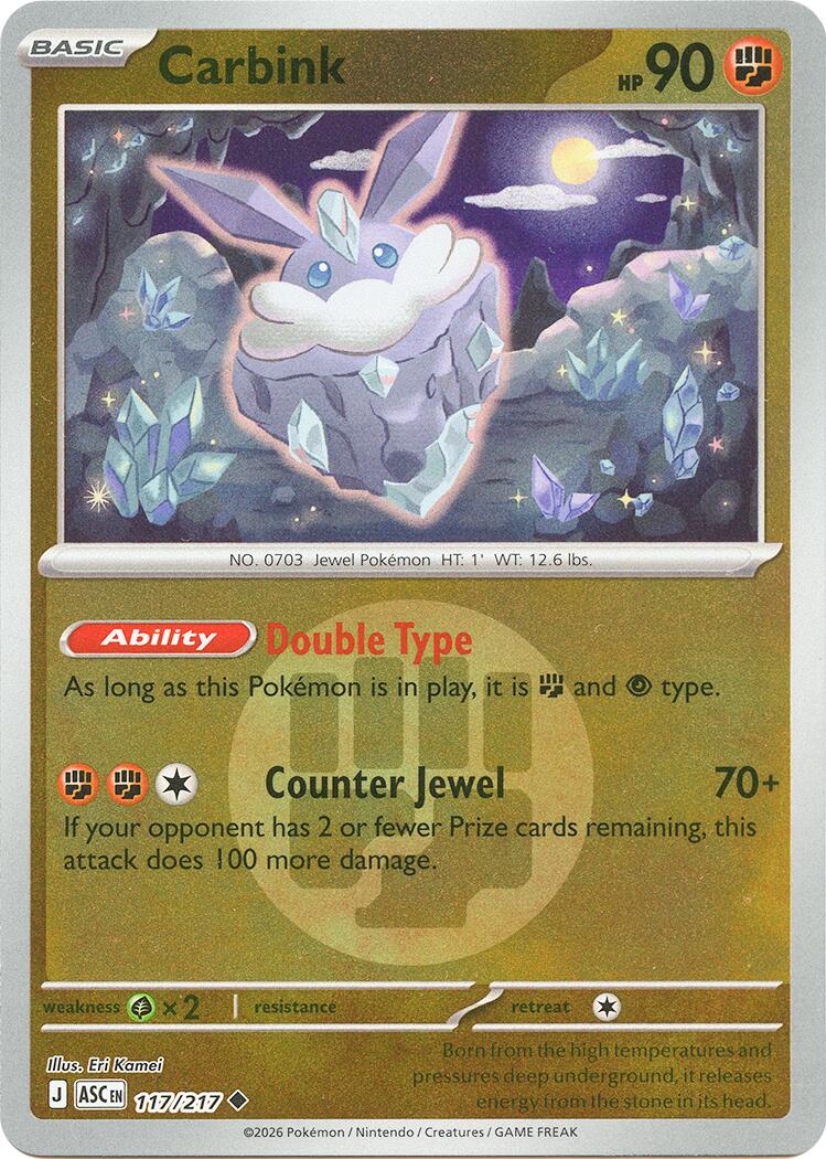 Carbink (117/217) (Energy Symbol Pattern) [Mega Evolution: Ascended Heroes] | Exor Games Dartmouth