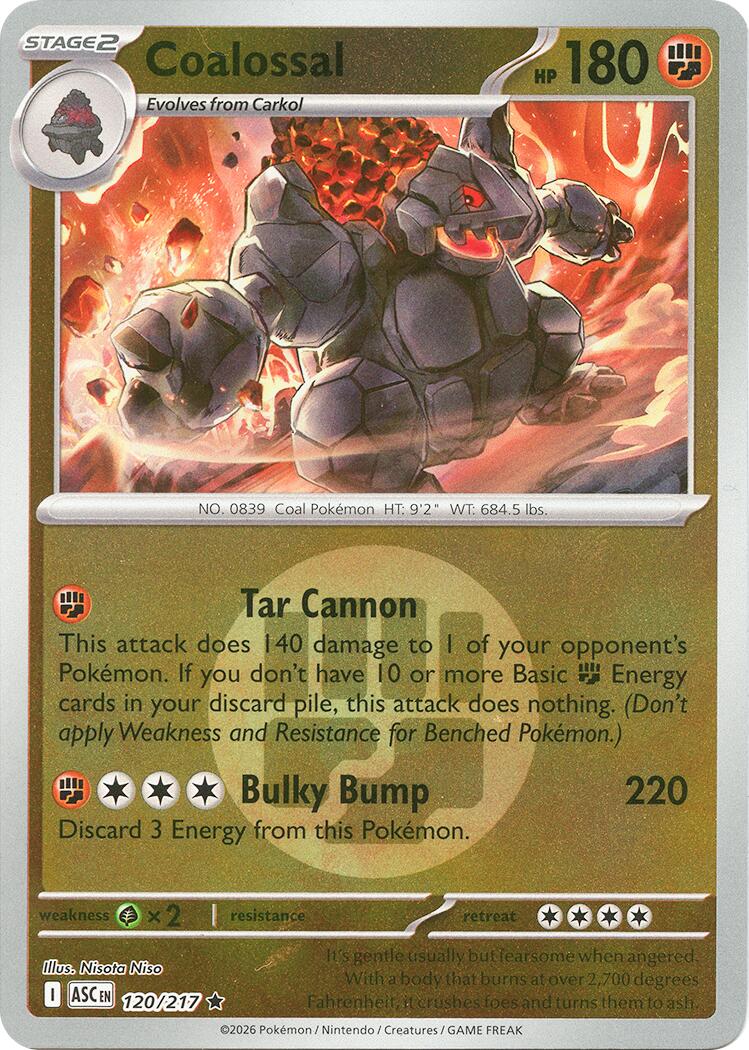 Coalossal (120/217) (Energy Symbol Pattern) [Mega Evolution: Ascended Heroes] | Exor Games Dartmouth