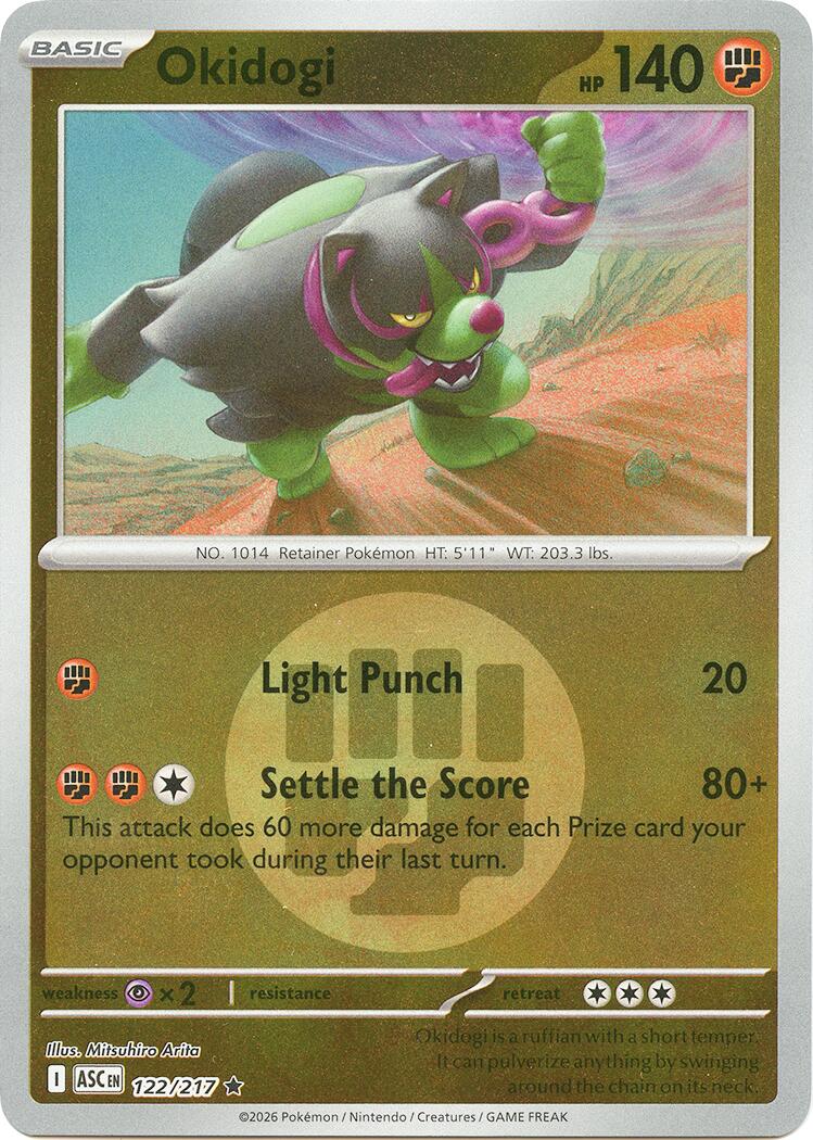 Okidogi (122/217) (Energy Symbol Pattern) [Mega Evolution: Ascended Heroes] | Exor Games Dartmouth