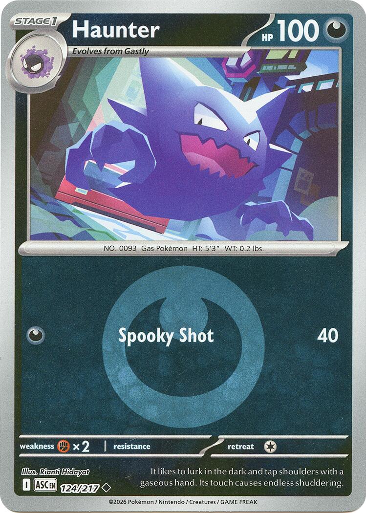 Haunter (124/217) (Energy Symbol Pattern) [Mega Evolution: Ascended Heroes] | Exor Games Dartmouth