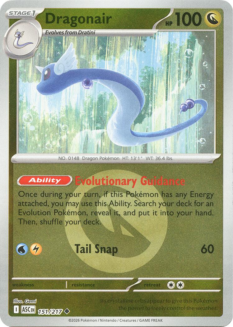 Dragonair (151/217) (Energy Symbol Pattern) [Mega Evolution: Ascended Heroes] | Exor Games Dartmouth