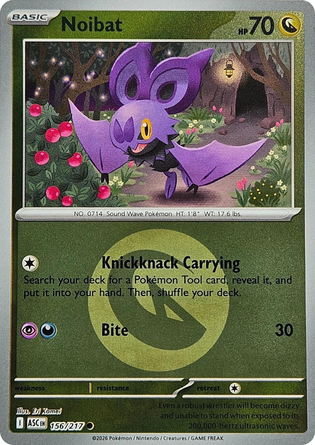 Noibat (156/217) (Energy Symbol Pattern) [Mega Evolution: Ascended Heroes] | Exor Games Dartmouth