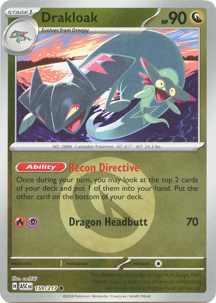 Drakloak (159/217) (Energy Symbol Pattern) [Mega Evolution: Ascended Heroes] | Exor Games Dartmouth