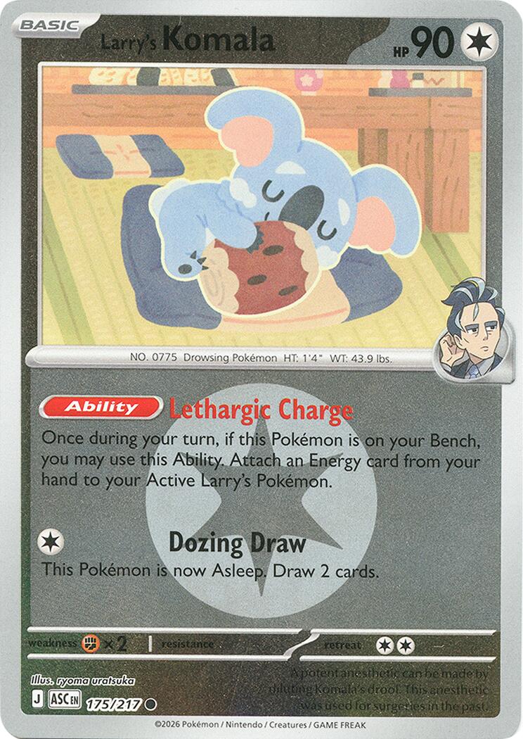 Larry's Komala (175/217) (Energy Symbol Pattern) [Mega Evolution: Ascended Heroes] | Exor Games Dartmouth