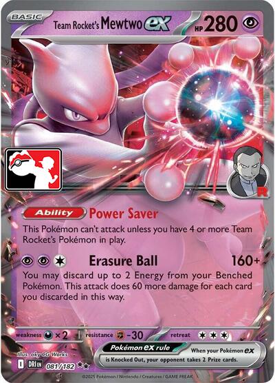 Team Rocket's Mewtwo ex (079/217) [Prize Pack Series Eight] | Exor Games Dartmouth