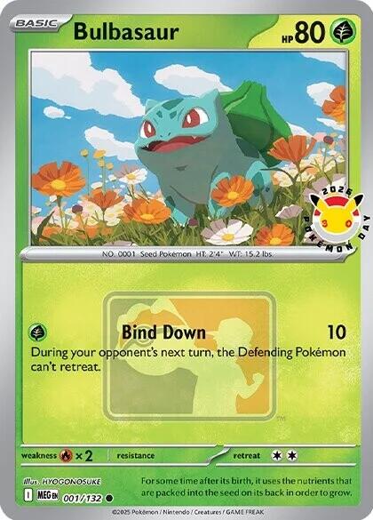 Bulbasaur (001/132) (Pokemon Day 2026) [Miscellaneous Cards] | Exor Games Dartmouth