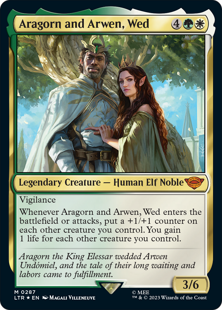 Aragorn and Arwen, Wed [The Lord of the Rings: Tales of Middle-Earth] | Exor Games Dartmouth