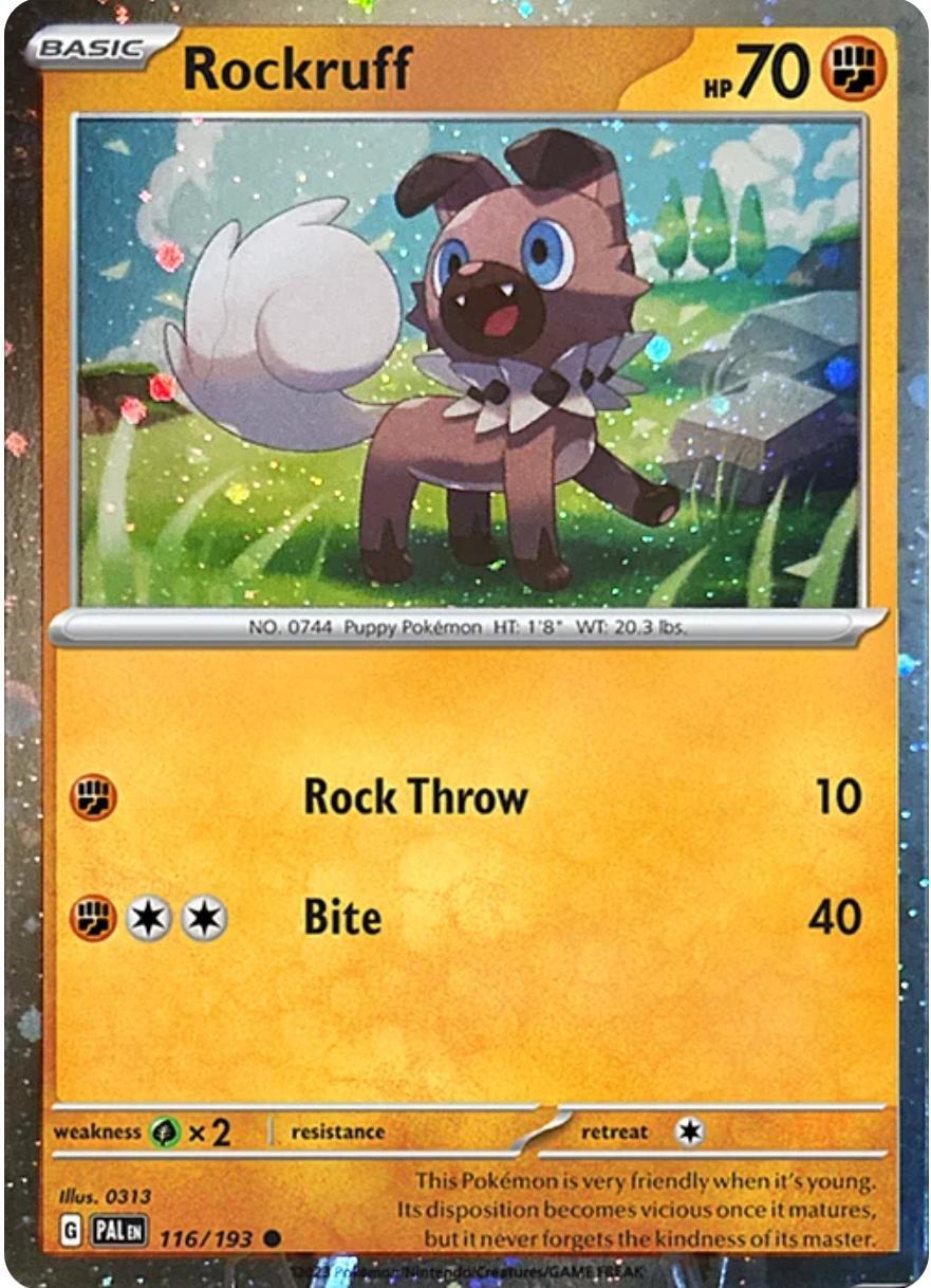 Rockruff (116/193) (Cosmos Holo) [Scarlet & Violet: Black Star Promos] | Exor Games Dartmouth