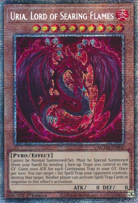 Uria, Lord of Searing Flames (Starlight Rare) [MZMU-EN000] Starlight Rare | Exor Games Dartmouth